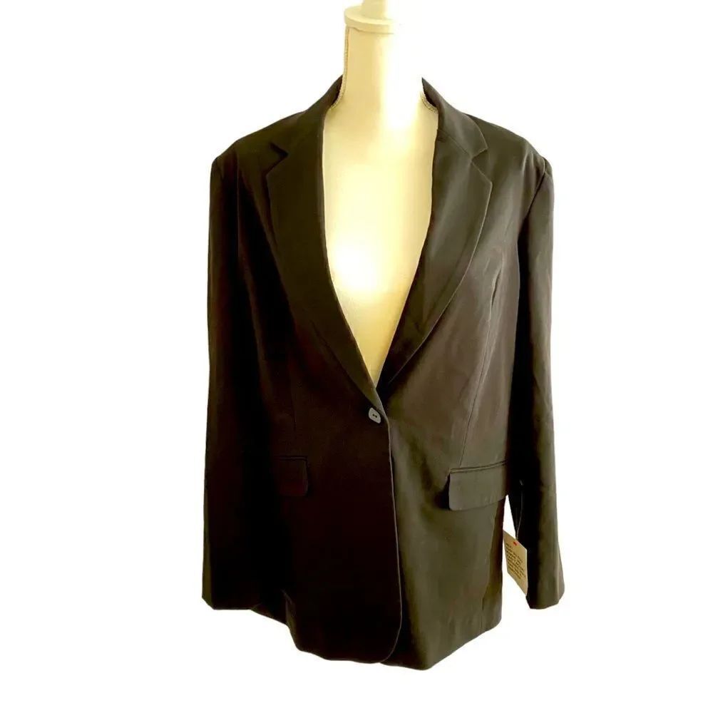 TOPSHOP Women’s Black Blazer Jacket Size 6 NWT